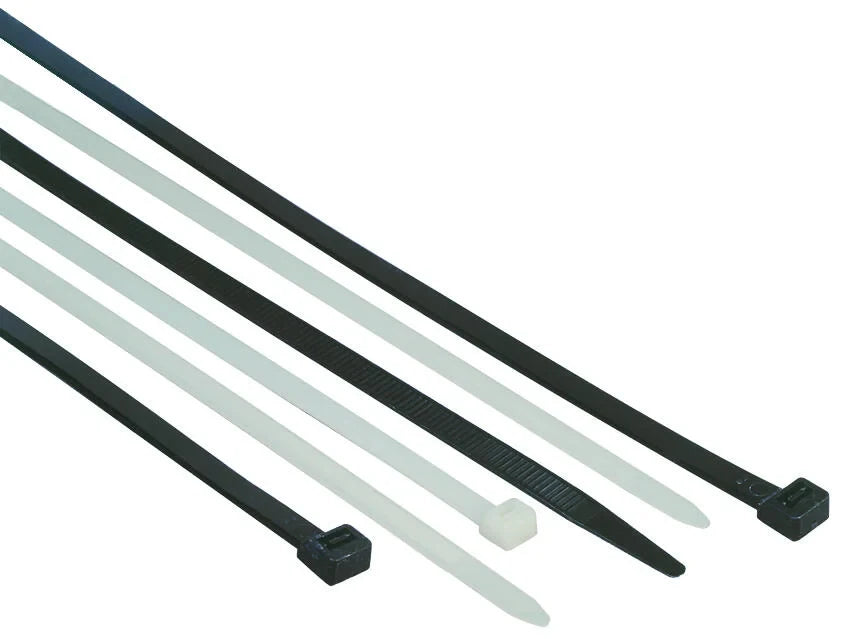 BRIDA NYLON 4.8X200MM NEGRO (100 UDS)