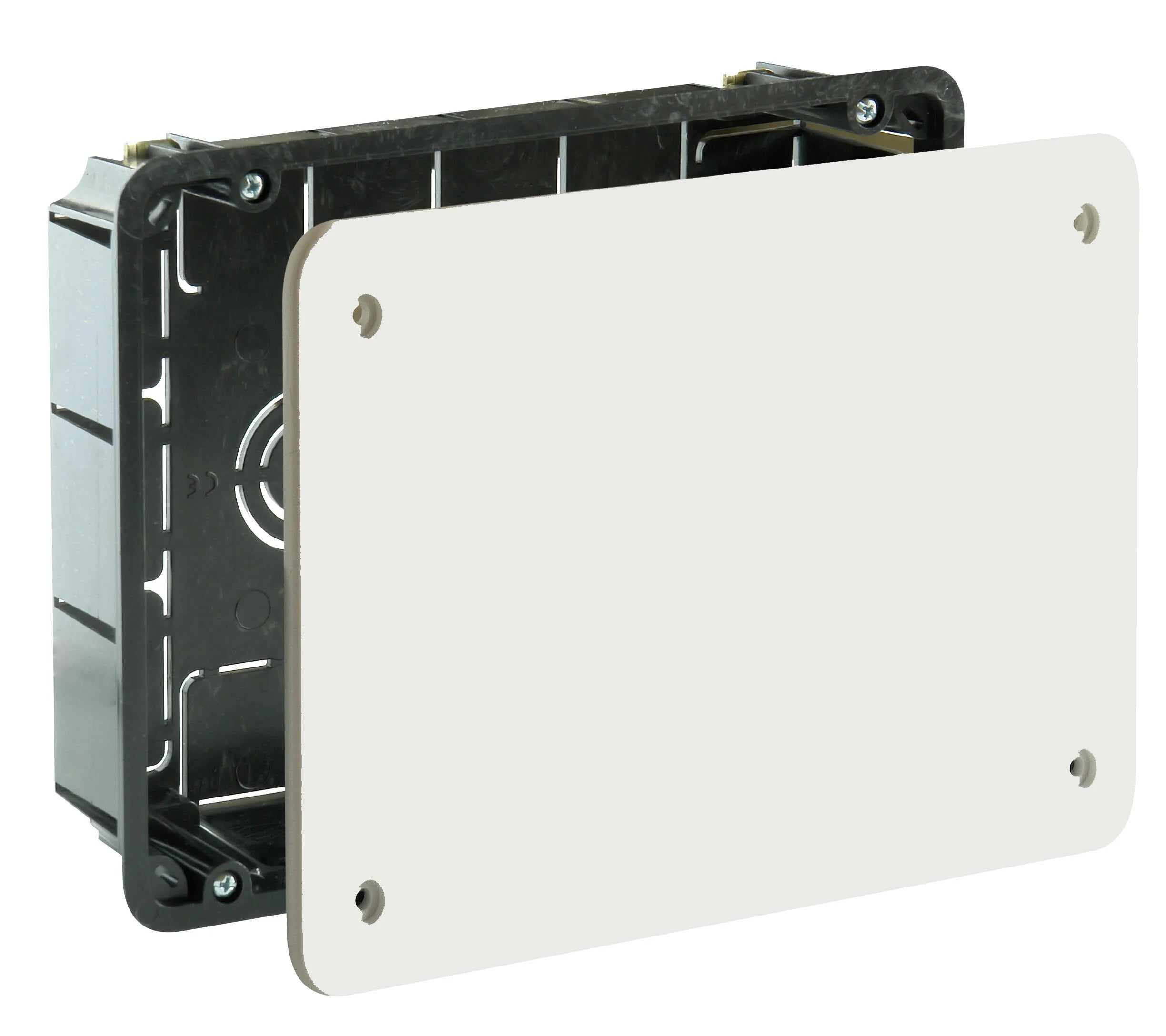 CAJA DE REGISTRO ELÉCTRICO 170X112X47MM PARA EMPOTRAR DE INTERIOR CON TAPA DE TORNILLO