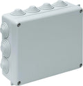 CAJA DE REGISTRO ELÉCTRICO ESTANCA 220X170X80MM PARA SUPERFICIE DE EXTERIOR CON TAPA DE TORNILLO
