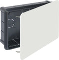 CAJA DE REGISTRO ELÉCTRICO 200X130X60MM PARA EMPOTRAR EN INTERIOR CON TAPA DE GARRAS METÁLICAS