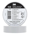 CINTA AISLANTE 3M 19MM X 20M BLANCO