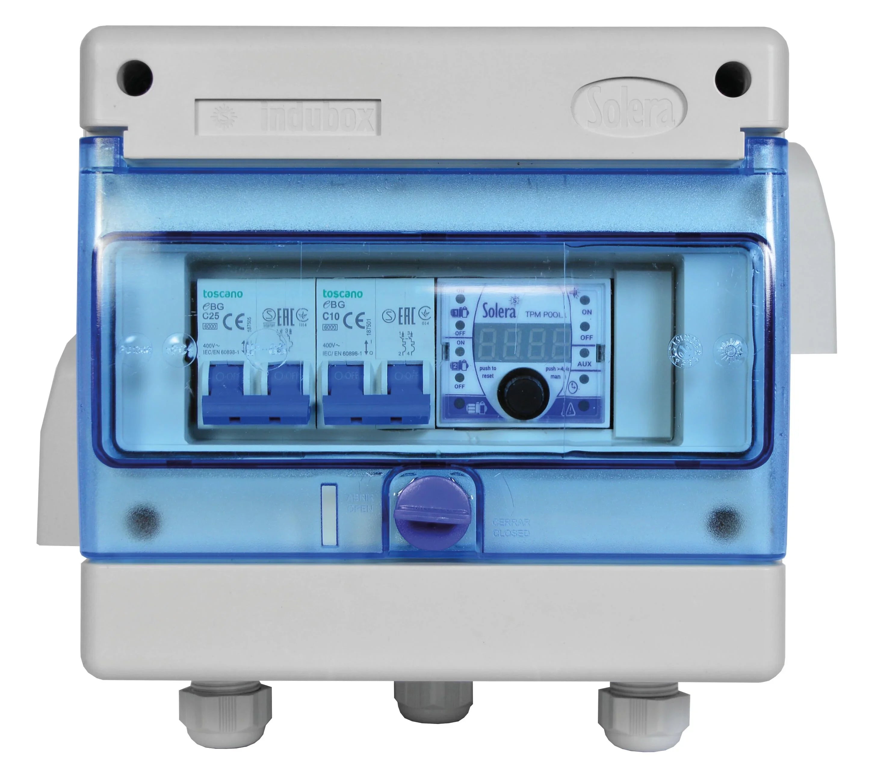 CUADRO DIGITAL 14A 230V CON TRANSFORMADOR