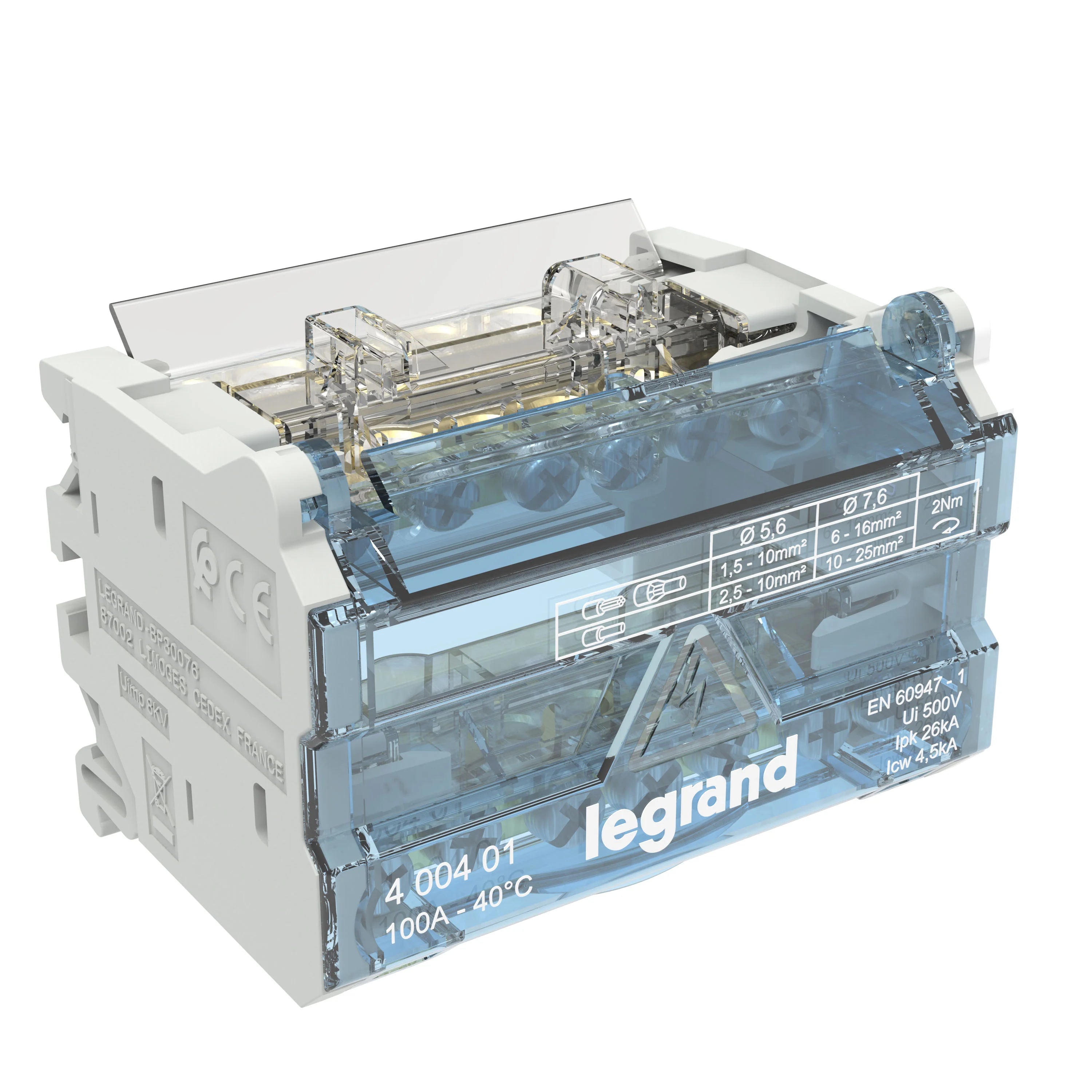 REPARTIDOR BIPOLAR 100A 4 MOD 6 SALIDAS